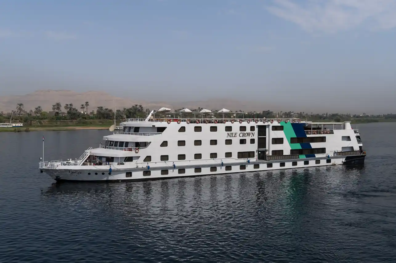 Exterior view of the MS Nile Crown I Nile Cruise Nile cruise ship